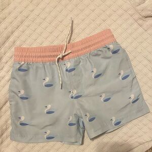 Duck Print Swim Shorts